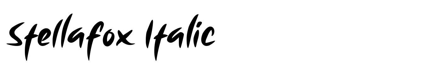 Stellafox Italic